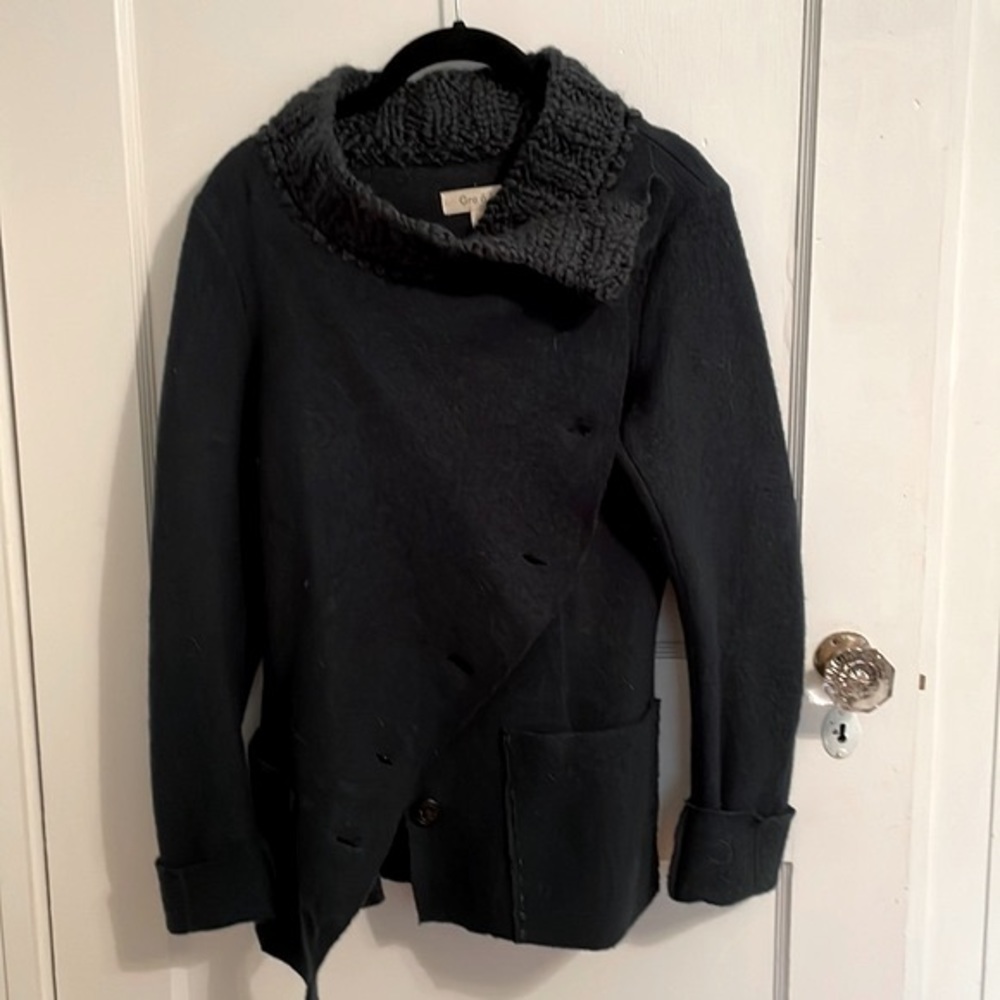 GRO A LIVE ABRAHAMSSON Sweater from Anthropologie Size Small. Dark Green